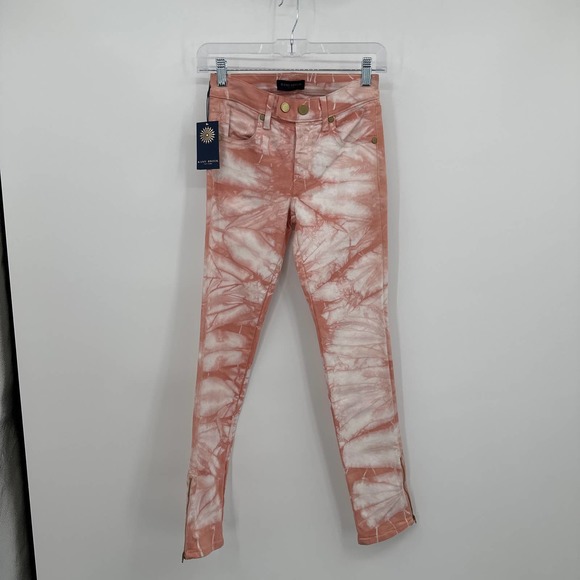 Ramy Brook Katie Tie-Dye Ankle Cropped Jeans NWT Size 23 MSRP $245 - Picture 2 of 9